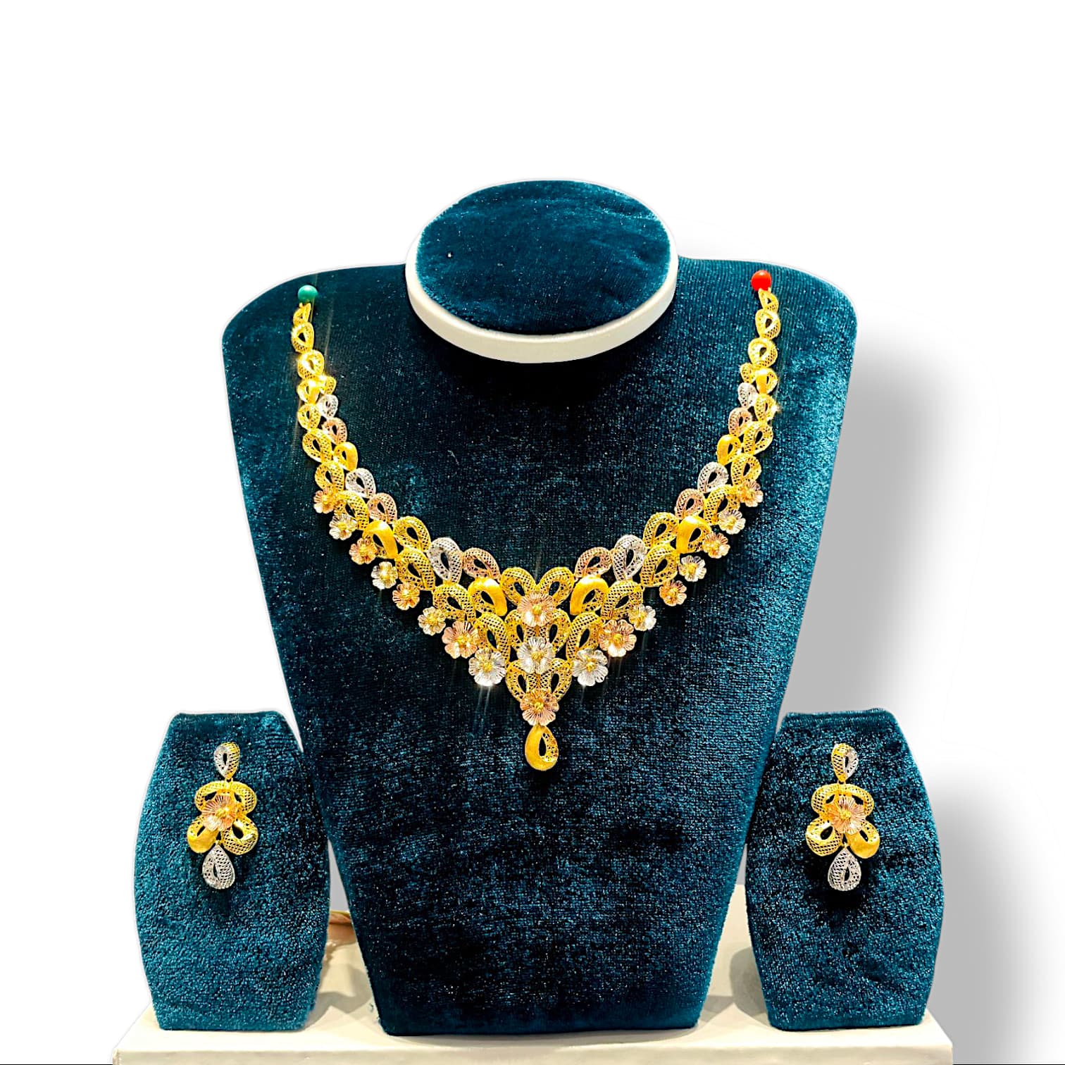 Floral Radiance Necklace Set