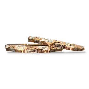 Elegant Geo Pattern Bangle