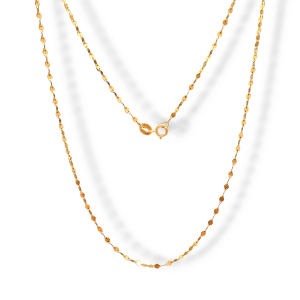 Glimmering Petal Gold Chain