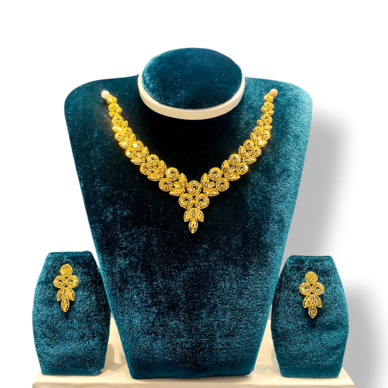 Dubai Imperial Sovereign Lattice Necklace Set